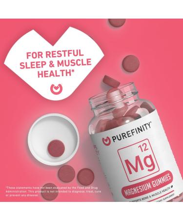 Magnesium Citrate Gummies 600 mg for Adults High Absorption Supplement for Cramps Muscle Recovery Sleep Bone and Energy Support Non-GMO Allergen Free 60 Vegan Gummies (Pack of 2) - Buy Online on GoSupps.com