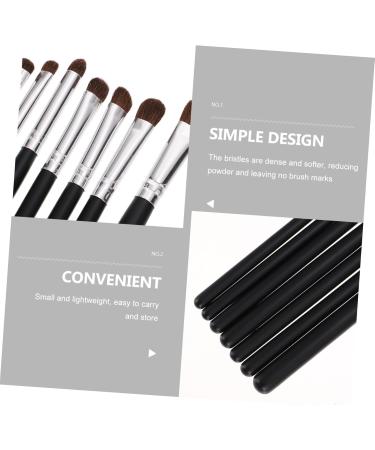 Healeved 14 Pcs Eye Makeup Brushes Makeup Bag Premium Eye Makeup Brush Princess Crown Hair Clip Wood Black - Buy Online on GoSupps.com