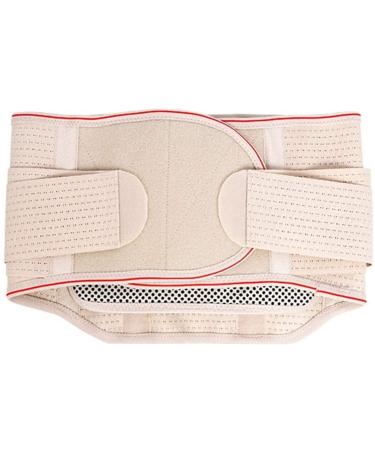 Lordosis support thermal insulation Four seasons to absorb sweat breathe health care waist belts Self-heated waist belt waist/abdominal support (beige l
