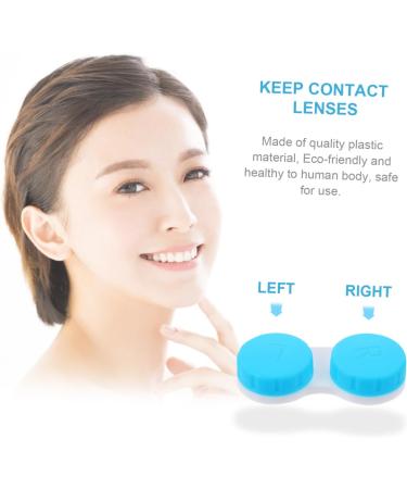 Heallily 30pcs Contact Lenses Storage Holder Travel Containers for Left & Right Eyes (Mixed Colors) | Essential Accessories for Eye Care - Buy Online on GoSupps.com