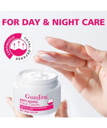 Whitening Face Cream Daily Collagen Moisturizer for Skin Firming Anti-Aging Reduce Fine Lines Brighten and Lift Natural and Organic Formula (3.38oz) - Buy Online on GoSupps.com