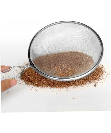 GANAZONO 3pcs Pet Sand Shovel Lizard Terrarium Fine Sand Sifter Reptile Litter Scoop Silver Stainless Steel 26x14cmx3pcs Silverx3pcs - Buy Online on GoSupps.com