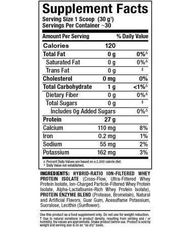 ALLMAX Nutrition Isoflex Whey Protein Isolate Vanilla 2 lbs - Ion-Charged Filtration - Buy Online on GoSupps.com