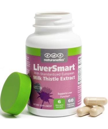 Liver Cleanse Detox & Repair Formula | Quality Liver Support Supplement with Milk Thistle & Silymarin +5 Extra Liver Health Ingredients | Vegan, Non-GMO, Lab Tested, USA Made | 60 Caps (1)