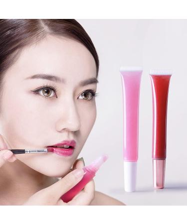 50pcs Empty Long Slim 15ml Squeeze Lip Gloss Tubes with Syringes - Blue Lid | Perfect for DIY Cosmetics & Travel - Buy Online on GoSupps.com