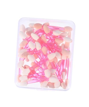 NOLITOY 50pcs Double Ended Eyeshadow Brush Eyeshadow Stick Makeup Latex Eyeshadow Double Head