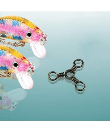 AMYSPORTS Fishing Swivel Tackle 3 Way Connector 50pcs - Size 6 (33lb) for Saltwater & Freshwater - Buy Online on GoSupps.com
