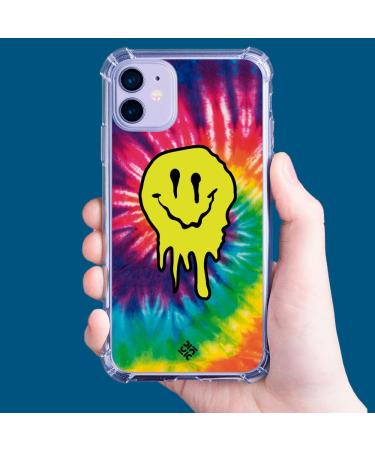 Buy Movilshop Shock-Resistant Protective Cover for Little F4 - Flexible Transparent TPU Gel Bumper Case with Reinforced Corners | Stylish Smile Swirl Motif - Buy Online on GoSupps.com