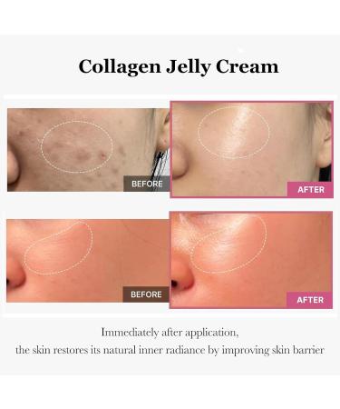 Buy Collagen Jelly Cream with Hydrolyzed Collagen - Anti-Wrinkle & Hydration Boost for All Skin Types - 100g - Buy Online on GoSupps.com