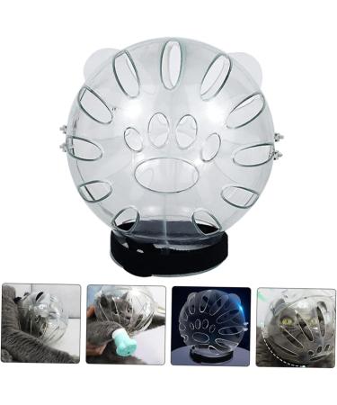 Buy MipCase Cat Snout Hood - Space Helmet for Pets | Mustache Mouth Protection | Transparent 13.5x11cm - Buy Online on GoSupps.com