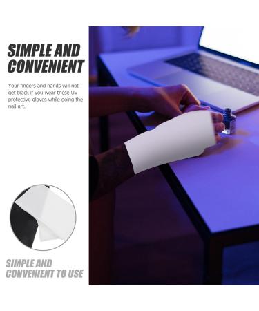 Didiseaon 2 Pairs Pink Gloves Sun Gloves Manicure Gloves Anti Uv Nail Art Anti-uv Gloves Nail Art Uv Gloves Uv Protection Gloves for Manicure Uv Nail Gloves Sun Protection Nylon Nail Lamp - Buy Online on GoSupps.com