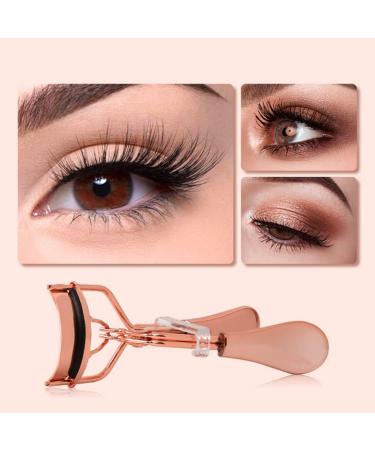 Eyelash Curler with Comb Metal Lash Curler with 2 Refill Pad Precision Lash Curling Tool for Women Girl Eye Makeup Tool - Buy Online on GoSupps.com