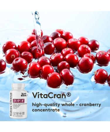 Youth & Tonic Kidney Cleanse Detox - 60 Capsules for Urinary Tract & Bladder Health - Buy Online on GoSupps.com