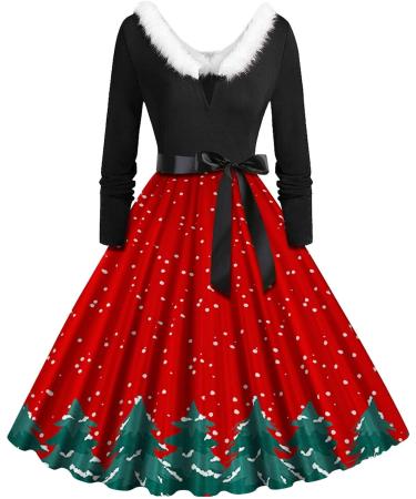 Shop Hanxiulin Sexy Christmas Sweater Dress | Long Sleeve Party Dresses for Women - Autumn Winter Collection - Buy Online on GoSupps.com