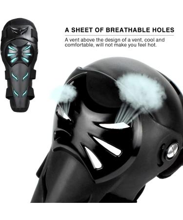 Gute 2-in-1 Knee and Elbow Pads Set for Motorcycle Gear - Adjustable Protector for Motocross, ATV, Skating - Black - Buy Online on GoSupps.com