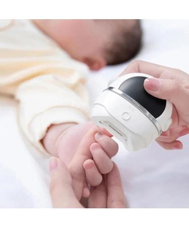Electric Nail Clipper | Portable Multifunctional Nail File | USB Rechargeable Fingernail Cutter | Safety Fingernail Trimmer | Cordless Electric Nail Trimmer for Adults Kids Elder White - Buy Online on GoSupps.com