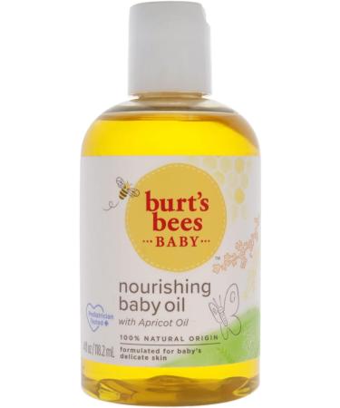 Burt's Bees Baby Nourishing Baby Oil - 100% Natural Skin Care (4 oz) - Buy Online on GoSupps.com