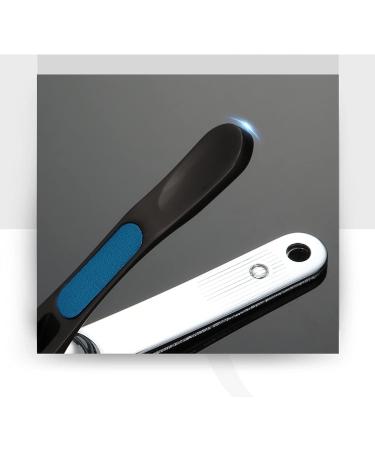 HCHGJKN Nail Clippers Carbon Steel Flat Sharp Nail Clippers Manicure Tool With Nail File Multicolor 360 Rotatable(Schwarz L) L Black - Buy Online on GoSupps.com