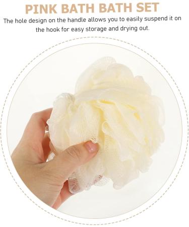 FOMIYES 1 Set Bath Set Shower Scrubber Bath and Body Spa for Women Self Care Kit Back Scrubber Exfoliating Brush Tub Scrubber Foot File Pumice Take a Bath Four Piece Set Miss - Buy Online on GoSupps.com