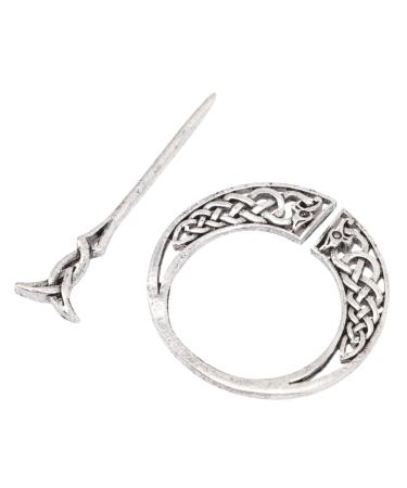 MAGICLULU Vintage Viking Hairpins Metal Knot Hairpin Alloy Slide Hair Clip Hair Barrette Hair Bun Stick Viking Hair Stick Viking Hair Accessories Alloy Knot Hair Clip Metal Knot Hair Clip