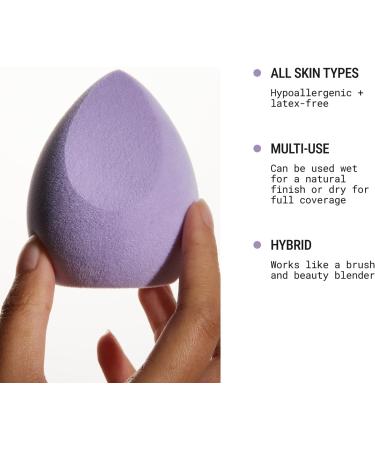 JUNO & Co. Microfiber Makeup Sponge Dual Layer Technology for Full Coverage Flawless Makeup Blender for Foundation Powder and Cream (Lavender Style and Purple Color) - Buy Online on GoSupps.com