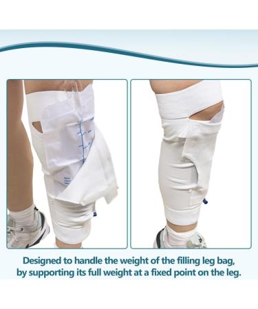 Collection Leg Bag Sleeve - Catheter Urine Drainage Calf Holder Strap for Incontinence (Small) | International Shipping Available - Buy Online on GoSupps.com