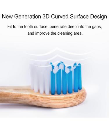 ECOETBOO Replacement bamboo toothbrush heads compatible with Philips electric toothbrushes HX3 HX6 HX9 series electric toothbrush heads biodegradable ecofriendly durable - Buy Online on GoSupps.com