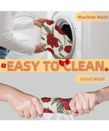 Shop Poppy Painting Beard Bib Apron - Non-Stick Waterproof Hair Catcher for Men | Perfect Grooming Cloth & Gift Idea - Buy Online on GoSupps.com