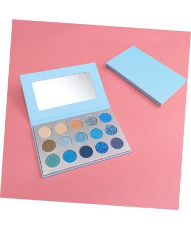FOMIYES 15 Blue Glitter Eyeshadow Makeup Eyeshadow Makeup Palette Eyeshadow Palette Eye Shadow Box Miss 1 count (Pack of 1) Blue - Buy Online on GoSupps.com