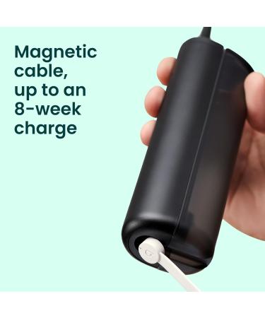 Buy Quip Water Flosser - Cordless Adjustable Pressure Teeth Cleaner with 360 Rotating Tip | Rechargeable All-Black Dental Pick - International Shipping Available - Buy Online on GoSupps.com