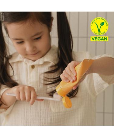 Unpa Cha Cha Carrot Toothpaste for Kids 36+ Months | Low Fluoride Formula | 2.65 oz - Safe & Fun Oral Care - Buy Online on GoSupps.com