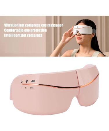 Eye Massager with Heating & Bluetooth | Relaxation Device for Eye Fatigue & Sleep Improvement - Pink - Buy Online on GoSupps.com