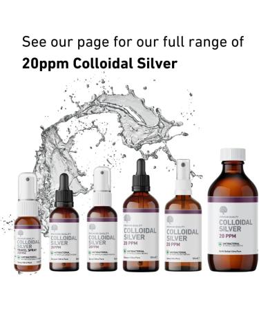 Nature's Greatest Secret Premium 20ppm Colloidal Silver Spray 50ml - Antibacterial Formula - Buy Online on GoSupps.com