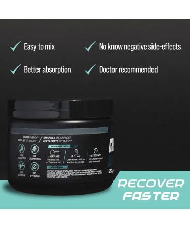 Buy Creatine HCL Powder - Instant Unflavored Creatine for Men 40+ Enhanced Absorption for Peak Performance & Recovery - 60 Servings - Buy Online on GoSupps.com