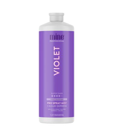 MINETAN BODY.SKIN Spray Tan Solution - Violet Pro Spray Mist - Salon Professional 1 Hour Express Tan For A Rich Warm Super Dark Tan 1 Litre - Buy Online on GoSupps.com