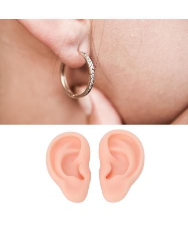 Realistic Silicone Ear Model for Piercing Practice | Reusable 1 Pair (Light Skin Color) - Buy Online on GoSupps.com