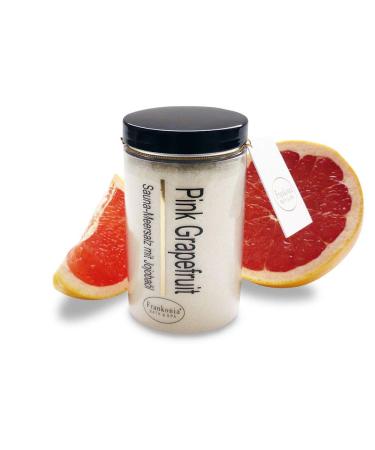 Frankonia Bath & Spa Sauna Salz Peeling - Pink Grapefruit 400g - Sea salt with jojoba oil vitamin e body scrub - shower and body peeling for all skin types - vegan - without parabens - Buy Online on GoSupps.com