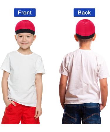 Buy Lusofie 4-Piece Bicycle Hat Set for Kids | Under Helmet Satin Beanie & Skull Cap for Sports & Sleep - Perfect for Boys & Girls - Buy Online on GoSupps.com