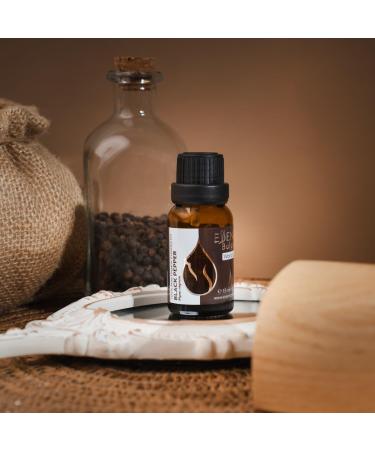 Essences Bulgaria Organic Black Pepper Essential Oil 15ml - 100% Pure & Natural Therapeutic Grade - Aromatherapy, Cosmetics - Cruelty Free, Vegan - Buy Online on GoSupps.com