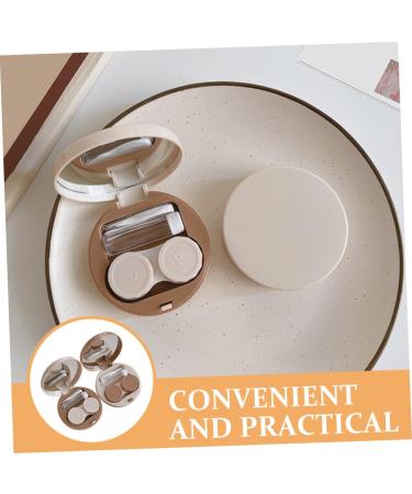 Buy BUIFULSIC Colored Contact Lens Storage Case - 2 Sets Travel Makeup Container | ABS Invisible Decorative Box - Buy Online on GoSupps.com