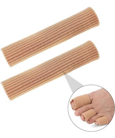 EXCEART Cuttable Toe Separator Sleeves - Elastic Fabric Lined Covers for Calluses Removal - 2pcs 15X1.5cm - Buy Online on GoSupps.com