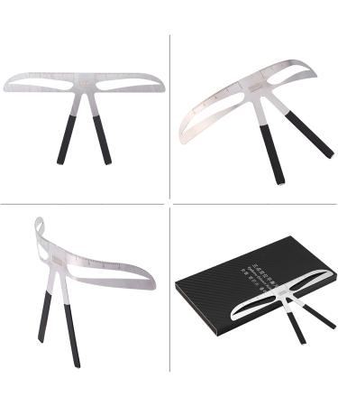 Eyebrow Ruler - Positioning Balance Measuring Tool DIY Eyebrow Template - Permanent Gold Scale Positioning Eyebrow Shaping Ruler (Standard Eyebrows) - Buy Online on GoSupps.com