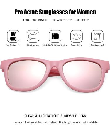 Pro Acme TPEE Polarized Baby Sunglasses | Pink Frame | Pink Mirrored Lens | Flexible & Durable Toddler Sunglasses - Buy Online on GoSupps.com