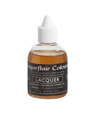 Sugarflair Edible Airbrush Lacquer Edible Glaze For Baking And Sugarcraft - 60ml Lacquer Glaze