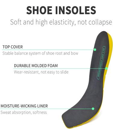 Shop Ariat Men's Shoe Insoles - Memory Foam Cushion Inserts for Comfort & Shock Absorption - Lightweight Replacement Footwear - Buy Online on GoSupps.com