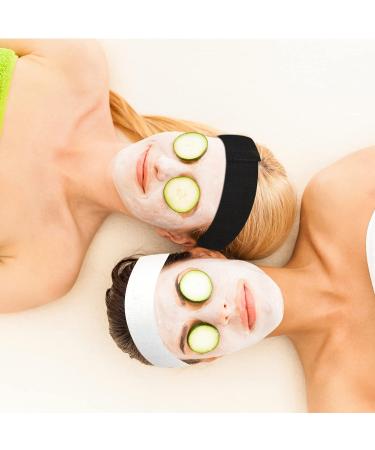 PENCLE Disposable Black Spa Facial Headbands - 102 PCS Individual Packages | Adjustable Elastic Non-Woven Fabric for Women, Girls - Ideal for Skin Care, Makeup, Salon Use - Buy Online on GoSupps.com