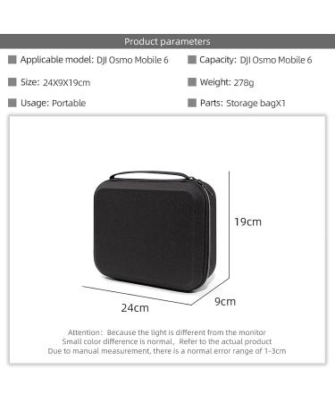 YipuVR DJI OSMO Mobile 6 Hard Case Waterproof Portable Storage Bag for OM 6 Gimbal Stabilizer and Accessories Black - Buy Online on GoSupps.com