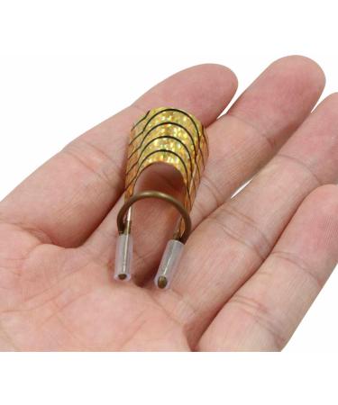Reusable Nail Art Stencil Set - 10 Gold DIY Manicure Templates for Perfect Nail Design - Buy Online on GoSupps.com