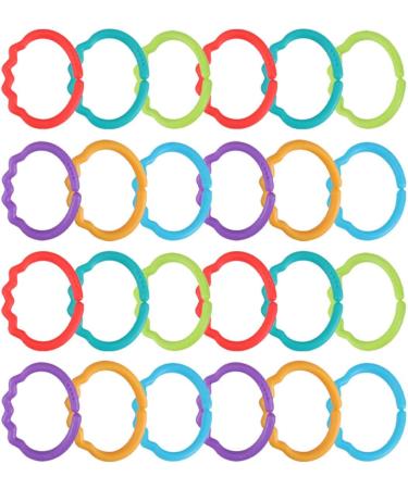 Ibasenice Baby Links 144 Ster - Colorful Molar Toy & Rattles for Newborns | Creative Infant Toys for International Shipping - Buy Online on GoSupps.com