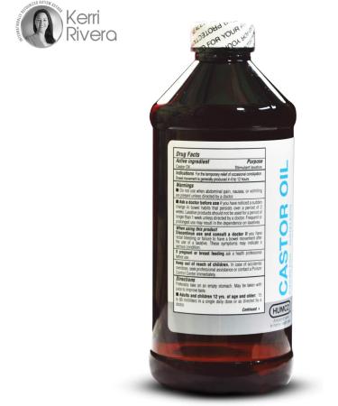 Organic Castor Oil 16oz - USP Food Grade Ultra Pure - Cold Pressed, Hexane-Free - Stimulates Hair Growth, Skin Healing - Eyelashes, Eyebrows - Laxative for Constipation - Internal Use - Buy Online on GoSupps.com